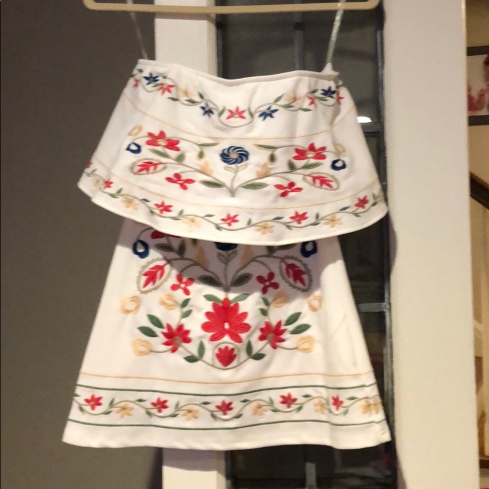 Strapless mini dress!